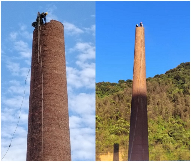 煙囪拆除-廢棄煙囪怎樣做到安全快捷拆除？